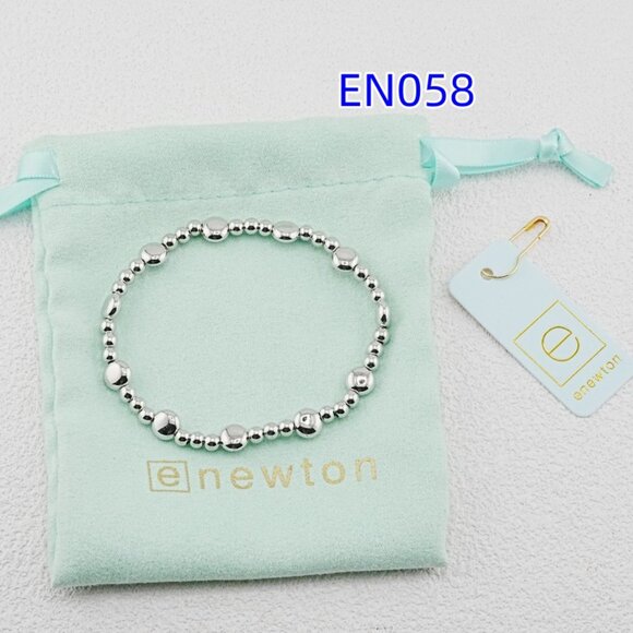 Enewton Platinum Flat Oval Bead Mix Bracelet - Picture 3 of 4